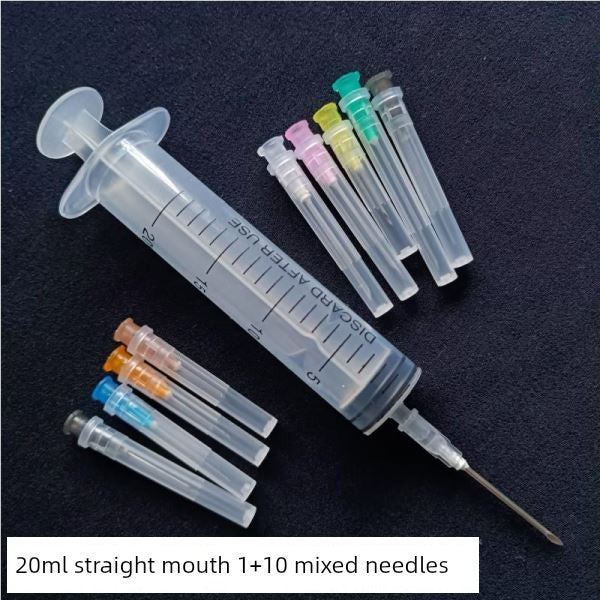 Glue Filling Wallpaper Repair Air Force Drum Corps Empty Gas Syringe Foaming Glue Infuser Mural Syringe Needle Syringe
