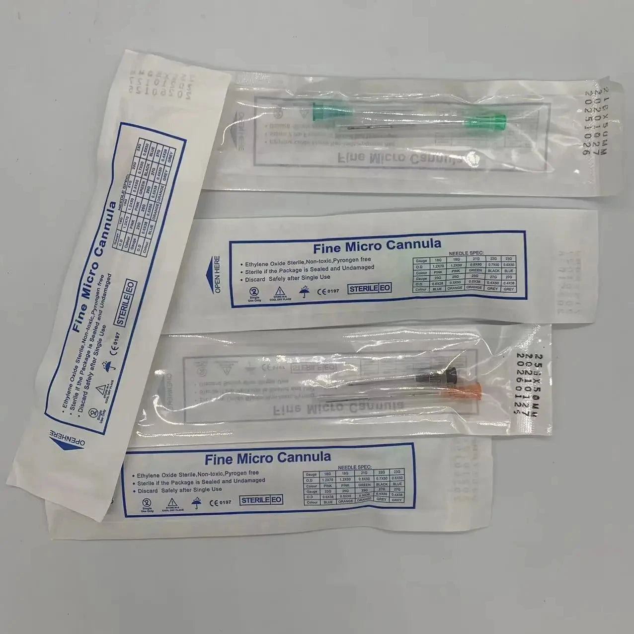 50 pieces/box blunt tip filling injection cannula 14G90MM 18G 21G 22G 23G 25G facial filling nasal micro blunt needle