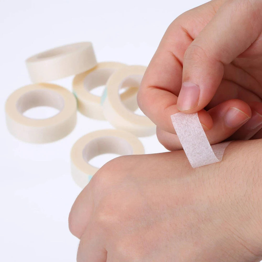 10Rolls Micropore Tape, Breathable Paper Tape, Latex-Free Paper Surgical Tape, Individually Boxed Paper Bandage Tape Rolls