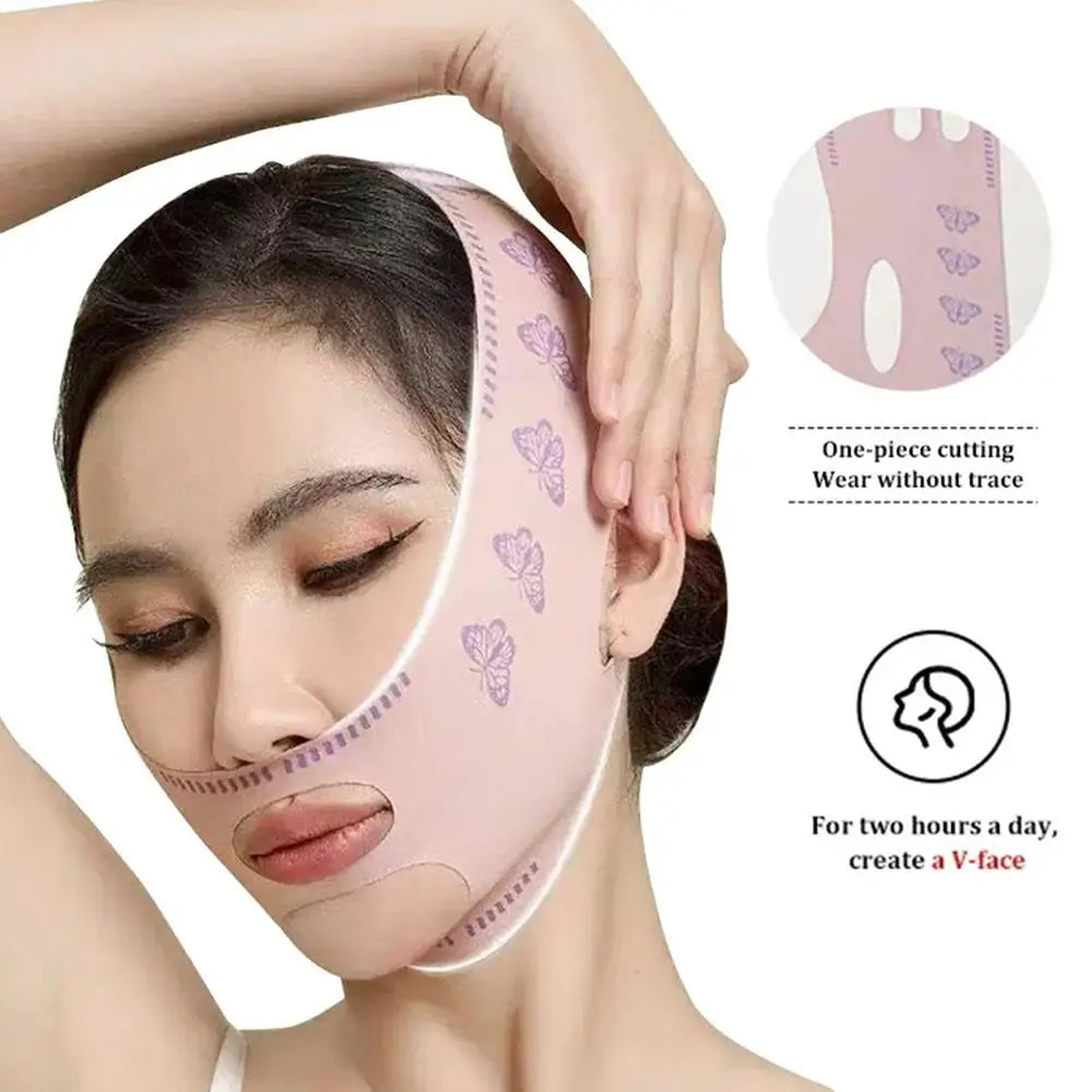 1pc Beauty Face Sculpting Sleep Mask Fast V-face Lifting Tightening Bandage Anti Wrinkle Non-electric Physical Facial Shaping