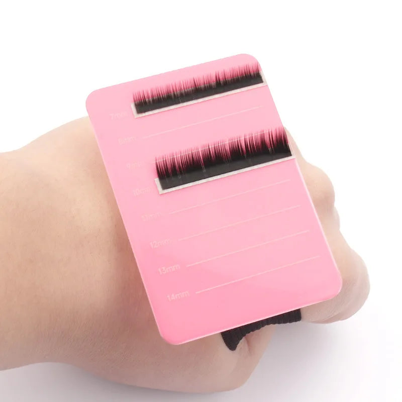 Acrylic Eyelashes Display Palette Lashes Extensions Pallet & Bandage Lash Glue Pad Eyelash Stand Holder Women Makeup Tools