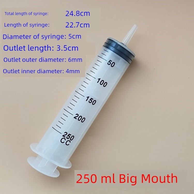 Large Mouth Large Capacity Syringe Syringe Syringe Flusher Feeder Nasal Feeding Enema Perfusion Liquid Food Booster 20