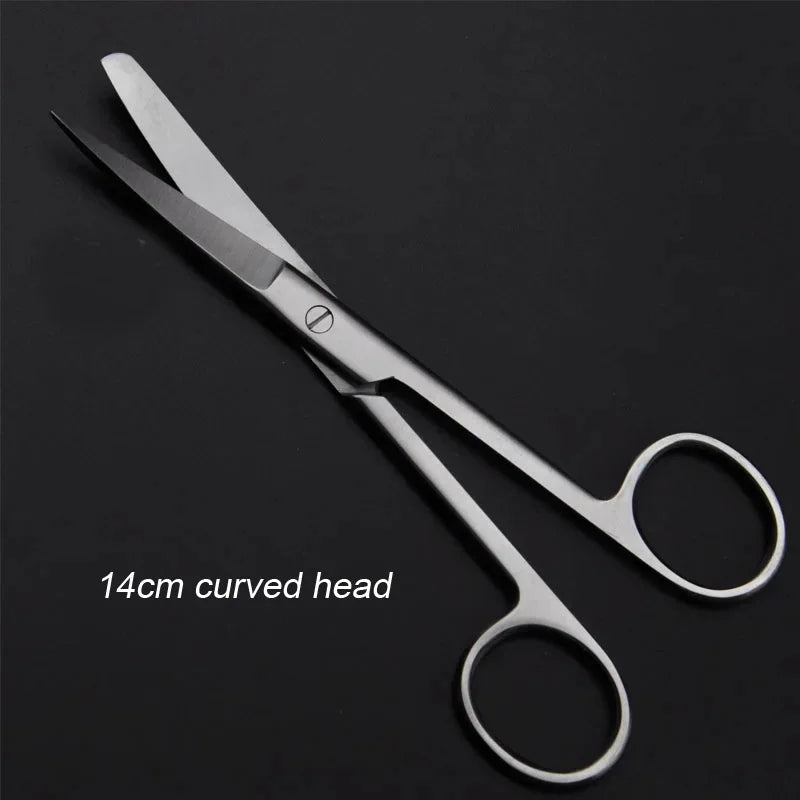 Stainless Steel Remove Suture Scissors Nurse Scissors Stitch Scissors Medical Surgical Scissors Straight/Curved 1pcs