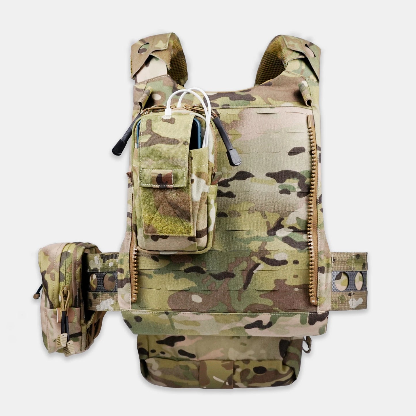 MAUHOSO Tactical Molle Pouches,Military Waist Fanny Pack Phone Charge Holder Medical First Aid Bag Outdoor Ammo Case