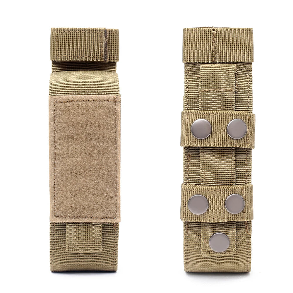 Molle Tactical Medical Scissor Pouch Tourniquet Holder EDC Waist Pack Hunting Military Accessory Flashlight Storage Holster Bag