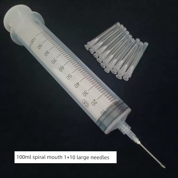 Glue Filling Wallpaper Repair Air Force Drum Corps Empty Gas Syringe Foaming Glue Infuser Mural Syringe Needle Syringe
