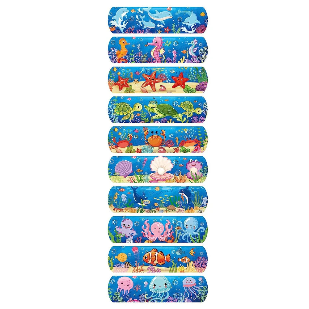 10pcs/set Cartoon Band Aid for Children Cute Wound Dressing Patch Curita First Aid Skin Tape Sticking Plaster Adhesive Bandages