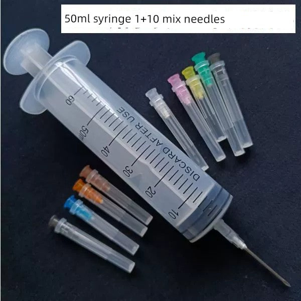 Glue Filling Wallpaper Repair Air Force Drum Corps Empty Gas Syringe Foaming Glue Infuser Mural Syringe Needle Syringe