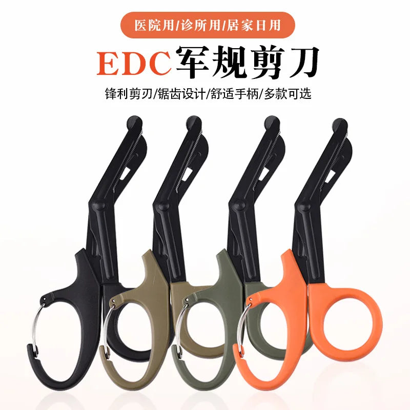 Outdoor Survive Paramedic Medical Rescue Scissor Trauma Gauze IFAK Emergency First Aid Shear Nurse Utility Camp Hike Home Tijera