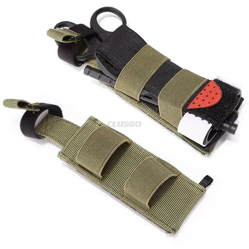 Tactical Medical Kit Molle Tourniquet Pouch with Tourniquet & Shears Outdoor Ifak Pouch Shears Pouch with Tourniquets Scissors