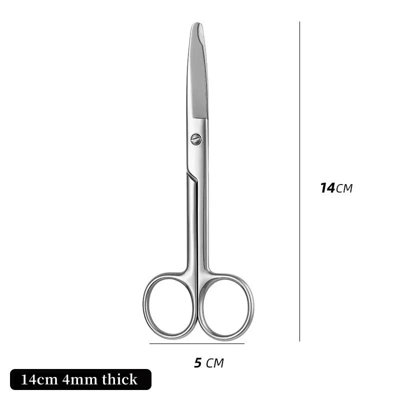 1pc 12.5/14cm Stitch Scissor Remove Suture Scissors Medical Trimming Crescent Notch Scissors Stainless Steel Surgery Wire Cutter