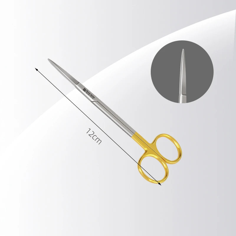 Dental Stainless Steel Straight and Curved Medical Dental Surgical Scissors Ophthalmic scissors Stainless Steel Forceps