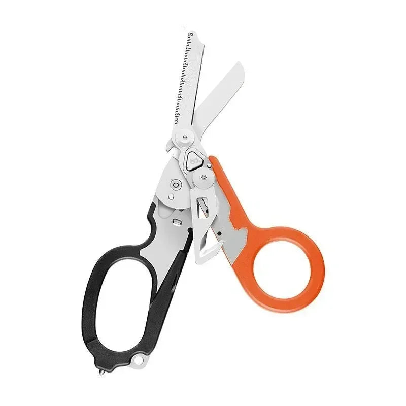 Multifunctional Tactical Pliers Outdoor Camping Rescue Survival Tools Medical Trauma Scissors Folding Stainless Steel Scissors