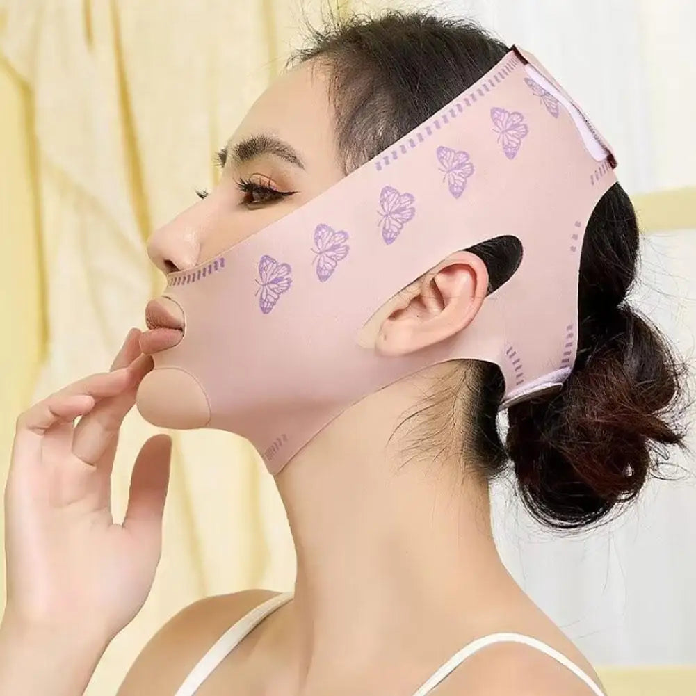 1pc Beauty Face Sculpting Sleep Mask Fast V-face Lifting Tightening Bandage Anti Wrinkle Non-electric Physical Facial Shaping