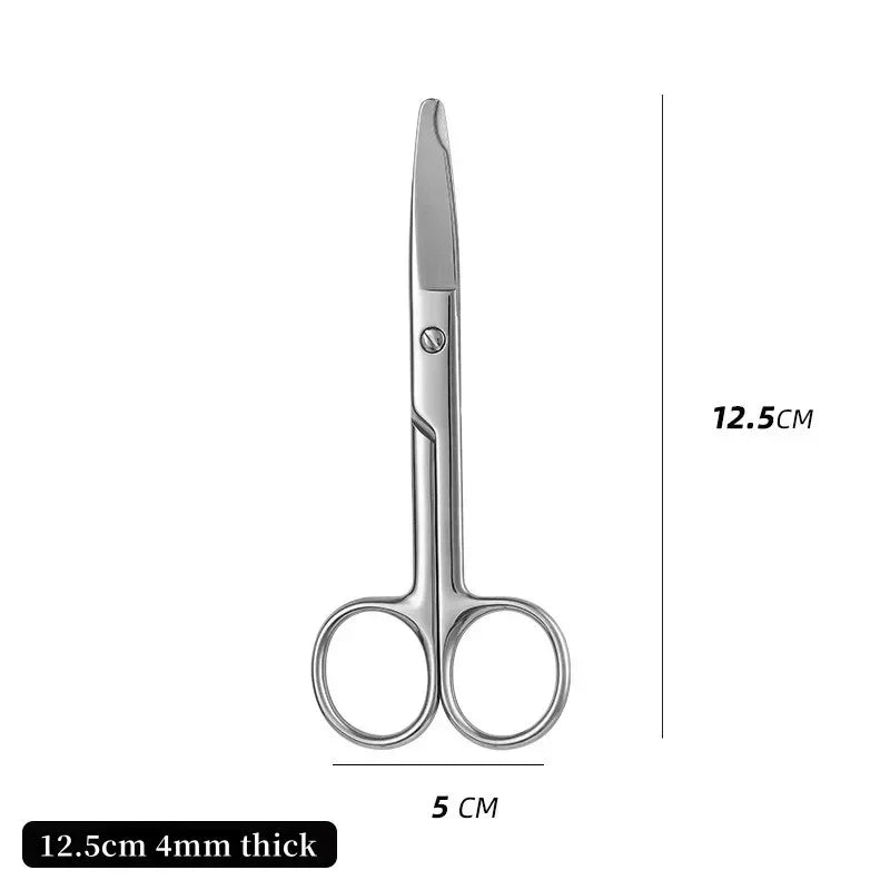 1pc 12.5/14cm Stitch Scissor Remove Suture Scissors Medical Trimming Crescent Notch Scissors Stainless Steel Surgery Wire Cutter