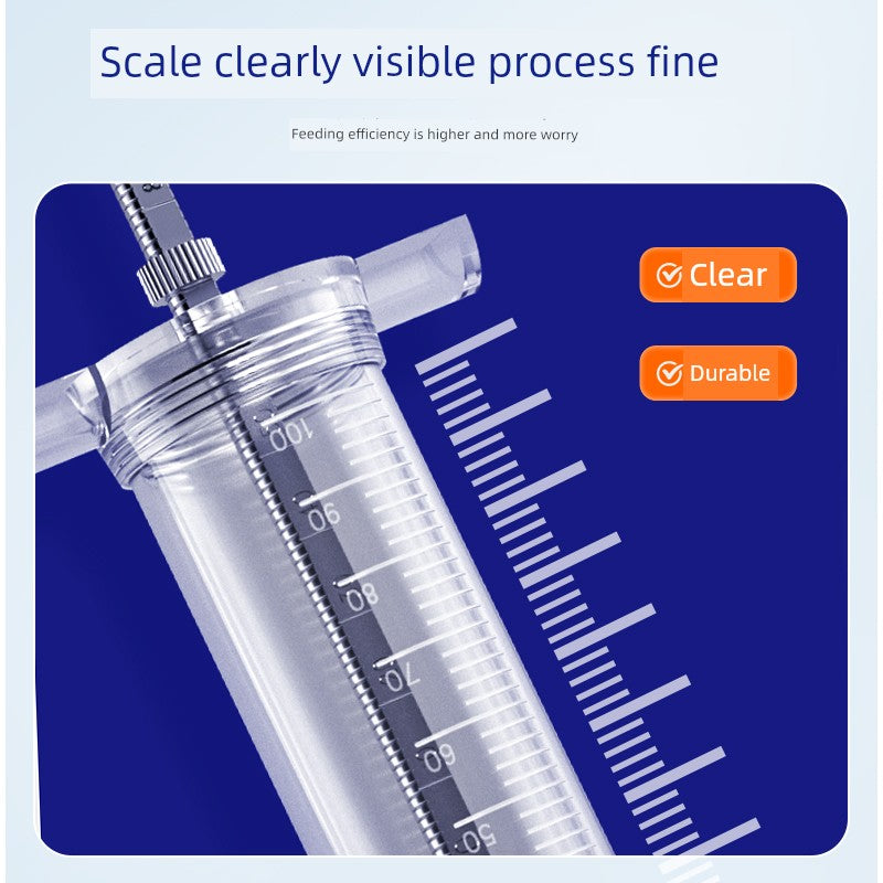 Flow Food Booster Feeder Stomach Tube Nasal Feeding Tube Syringe Flow Food Big Syringe Elderly Feeding Propeller
