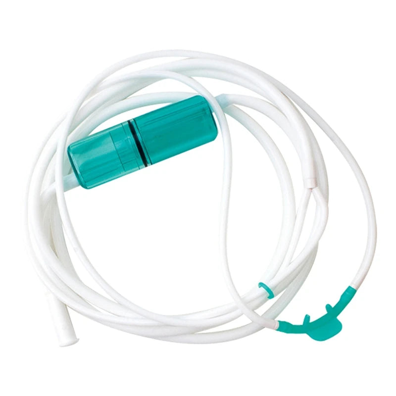 1 Piece Oxygen Tube, Nasal Oxygen Cannula Made Of Silicone Material White Easy To Use And Clean 3 Meter