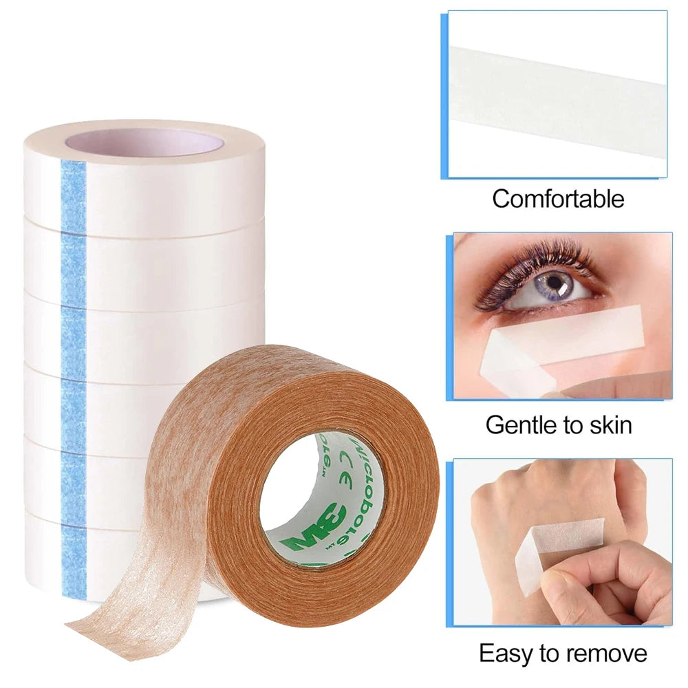 10Rolls Micropore Tape, Breathable Paper Tape, Latex-Free Paper Surgical Tape, Individually Boxed Paper Bandage Tape Rolls