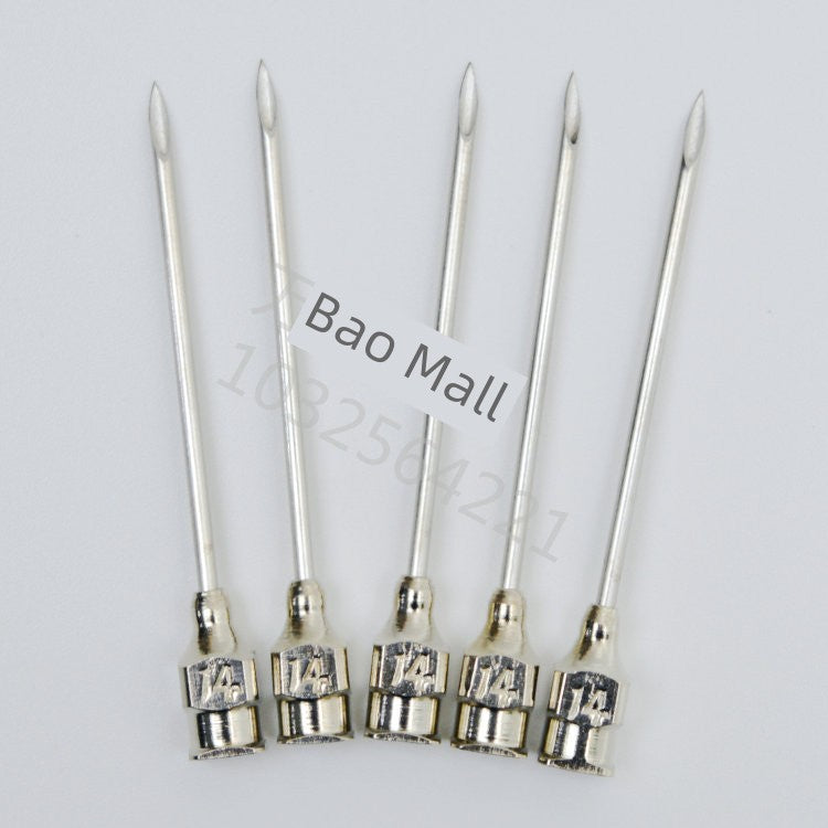 Hot Syringe Stainless Steel Needle Veterinary Needles 4#6#7#8#9#10#12#16 No. 20 Dispensing Needle