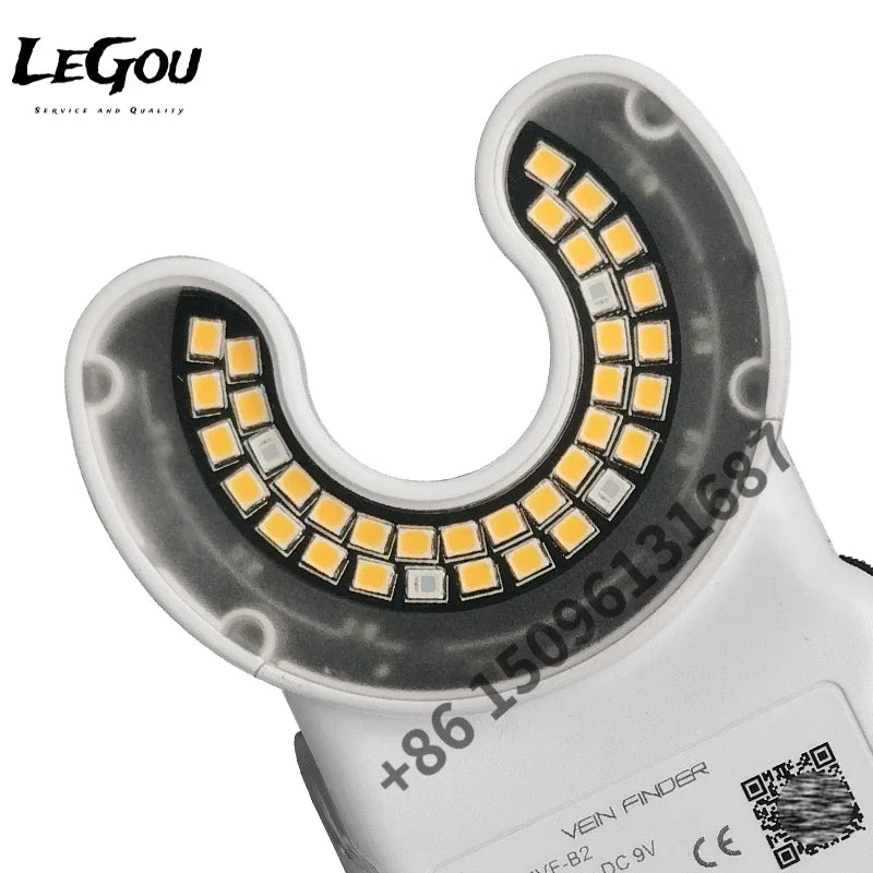 Hand-held portable LED Vein finder viewer Venous blood vessels transilluminator Medical cosmetic instrument