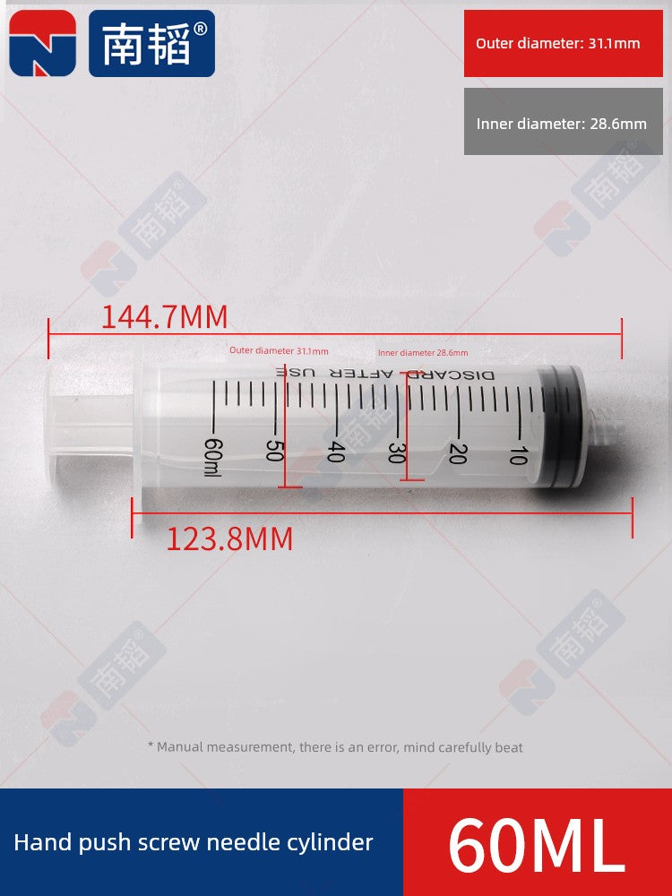 Manual Thread Syringe Printer Syringe