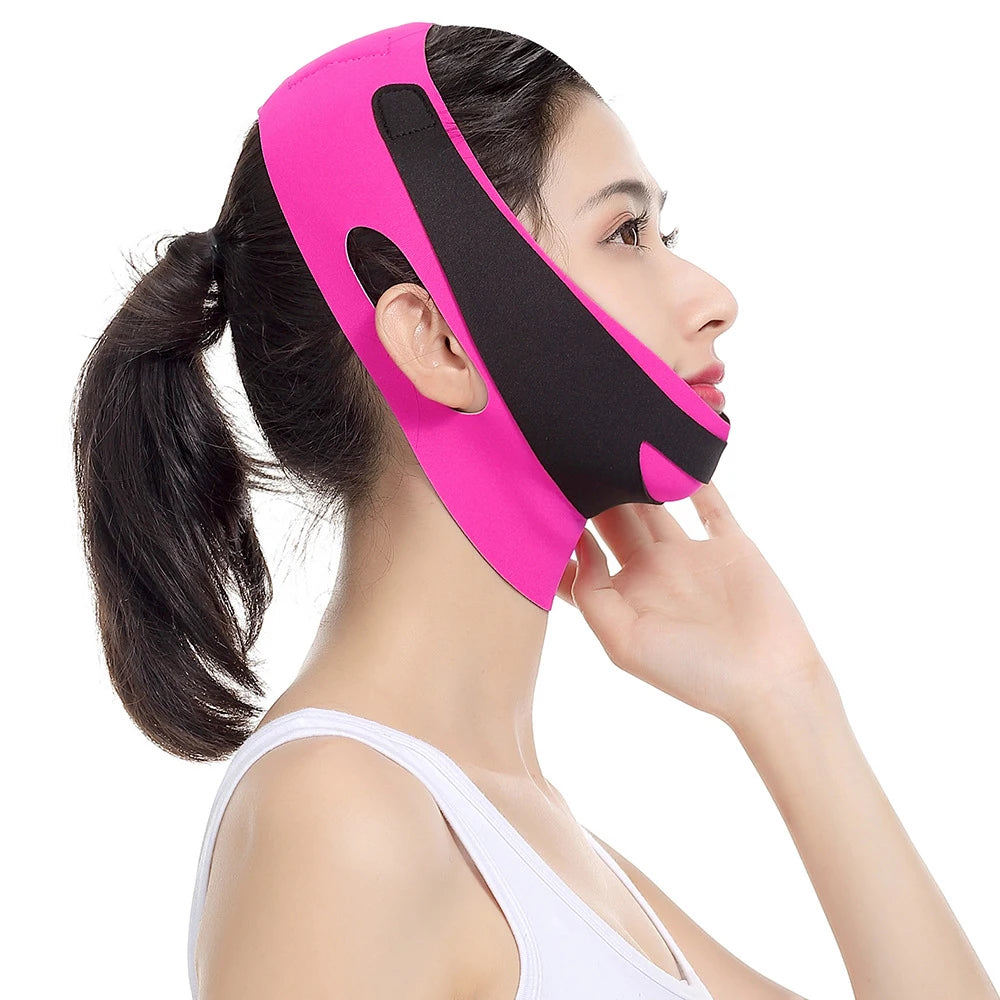 3D Face Lift Reusable Breathable Beauty Women Anti Wrinkle Facial Slimming Bandage V Shaper Full Face Lift Sleeping Mask Unisex