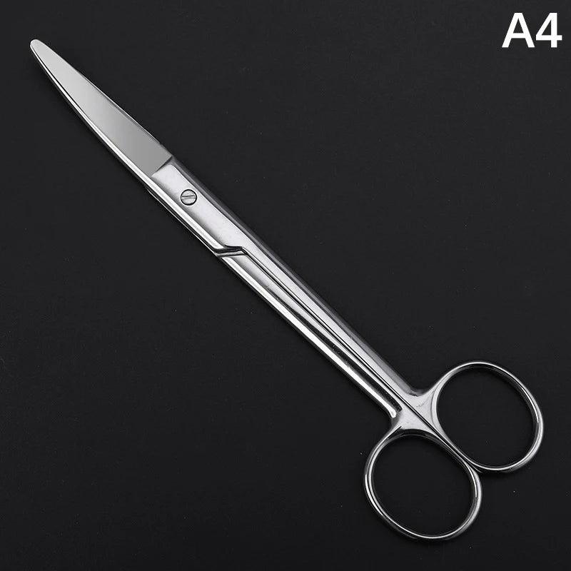 16 cm Animal Veterinary Vet Medical Stainless Steel Surgical Scissors Straight curved Tip Haircut Scissors