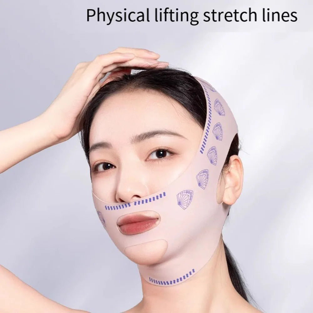 1PC Face Chin Slimming Bandage V Shaper Line Lifting Mask Face Lifting Anti Wrinkle Strap Band Sleeping Mask Beauty Health Tool