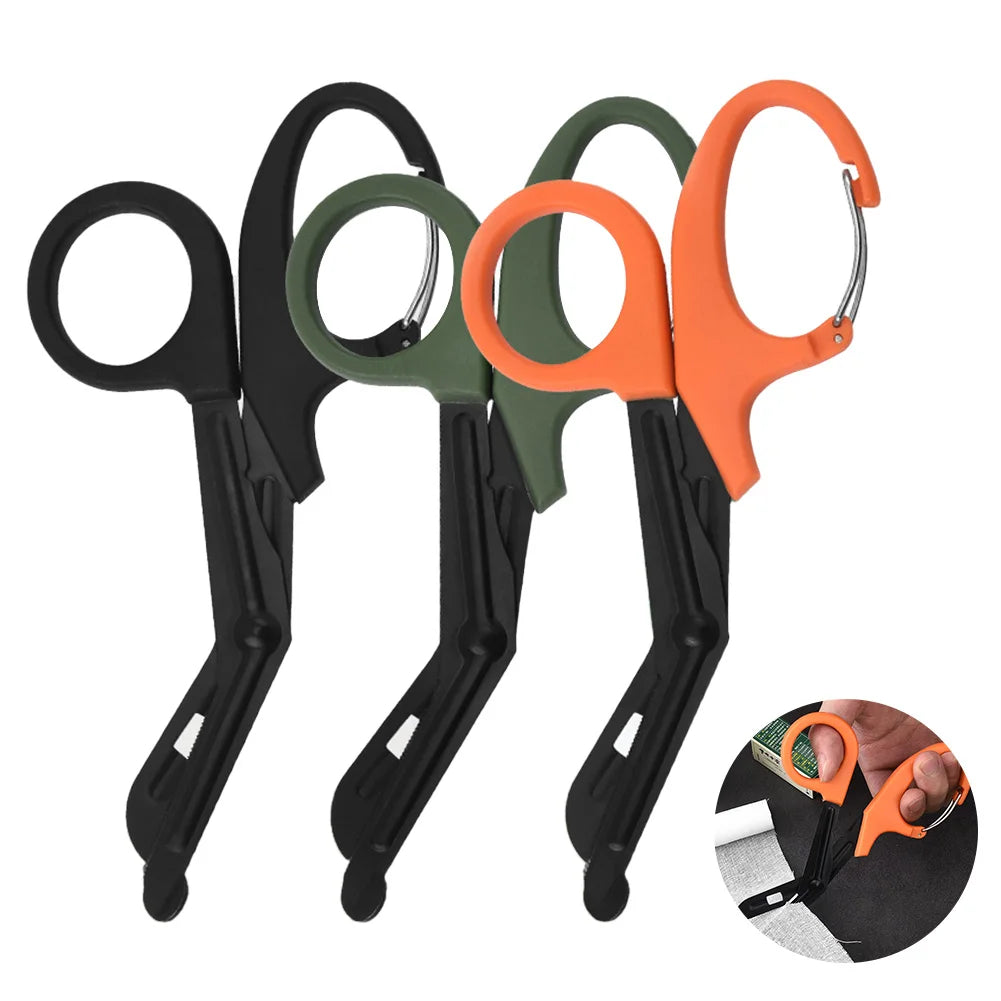 Outdoor Survive Paramedic Medical Rescue Scissor Trauma Gauze IFAK Emergency First Aid Shear Nurse Utility Camp Hike Home Tijera