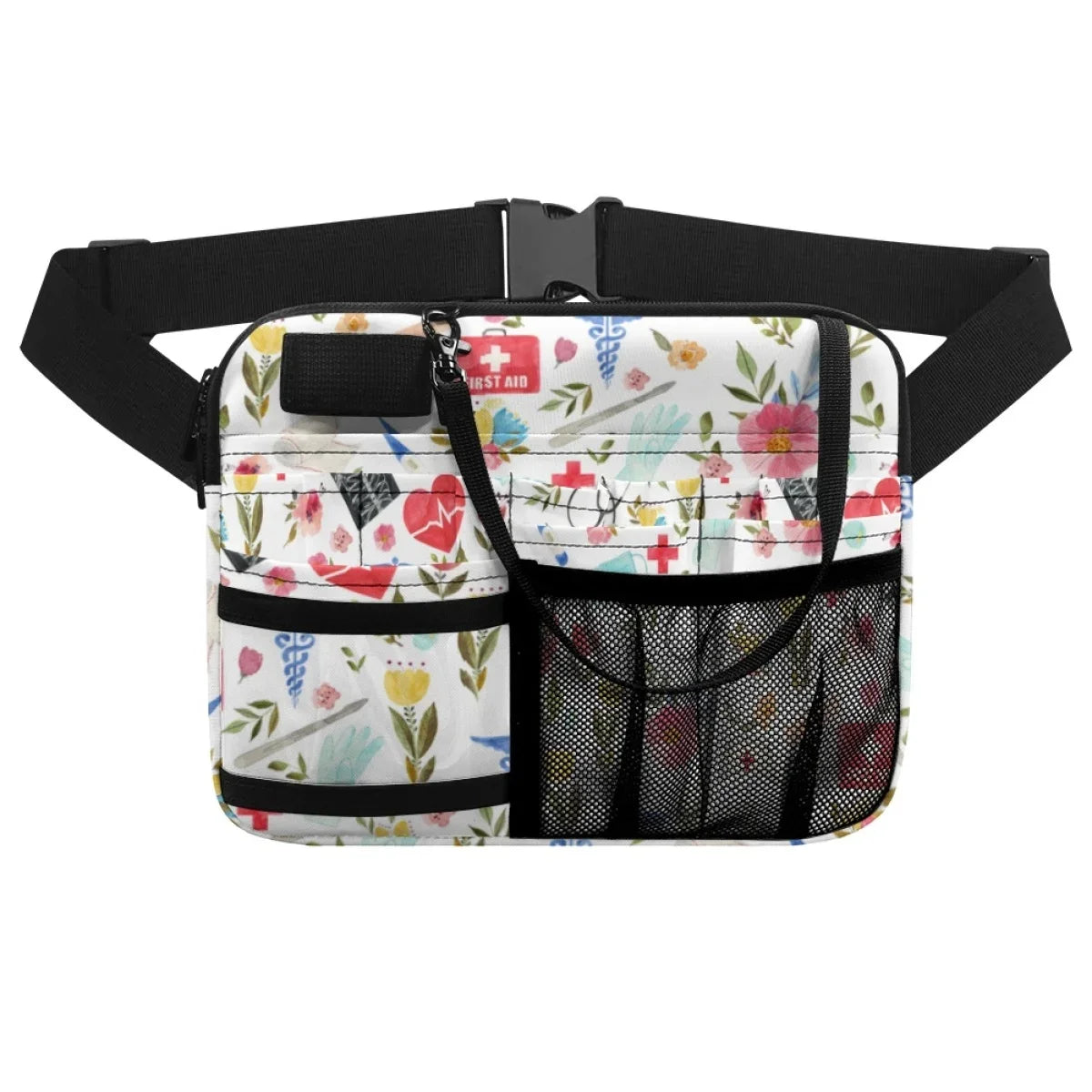 Love to Care Medical Custom Waist Bags for Stethoscopes Bandage Scissor Medical Pack Multi Pocket Nursing Belt Bags Female 2023