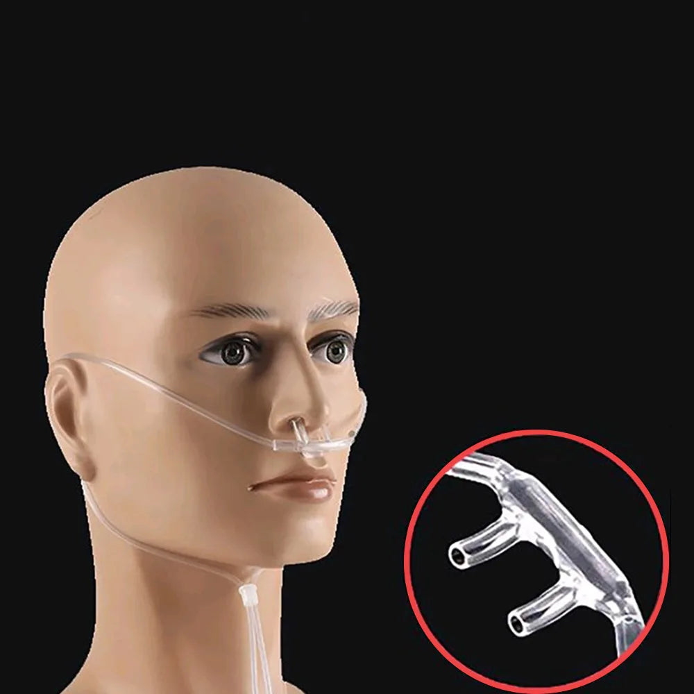 2M Nasal Cannula Tubing Tube Crush Resistant Flow High Connector Oxyge Tubes Nose Adults Disposable The Touch Concentrator