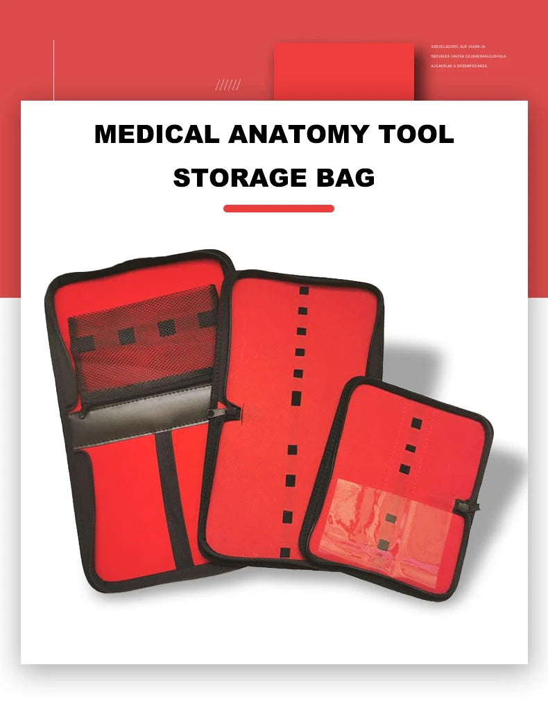 Custom Logo Medical Surgical Suture Case,Veterinary Surgical Scissors Kit Bag, Medical Student Anatomy Tool Storage Bag