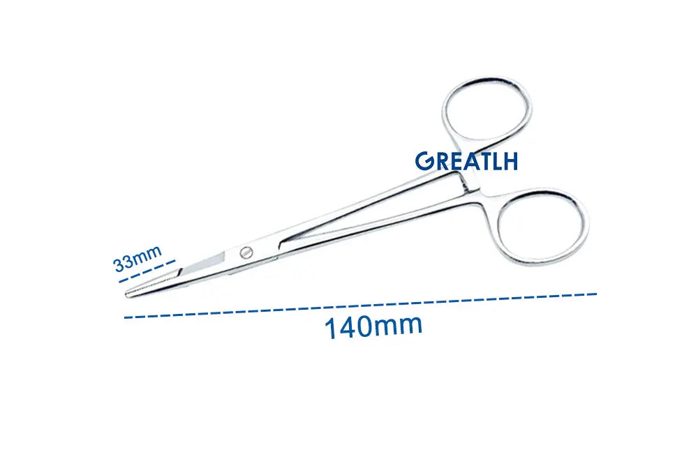 Stainless Steel Needle Holder Medical Multifunctional Needle Pliers with Scissors Dental Instrument Dental Materials