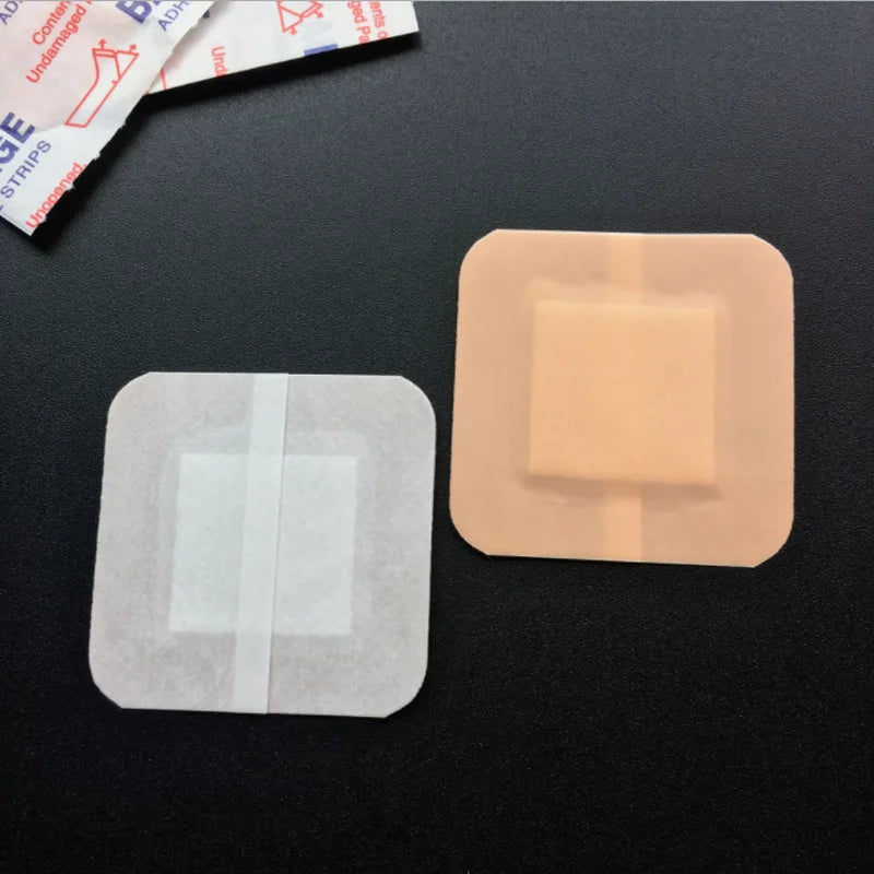 100Pcs Waterproof Band Aid Wound Dressing Medical Sterile Tape Bandage First Aid Home Travel Outdoor Camp Emergency Kits