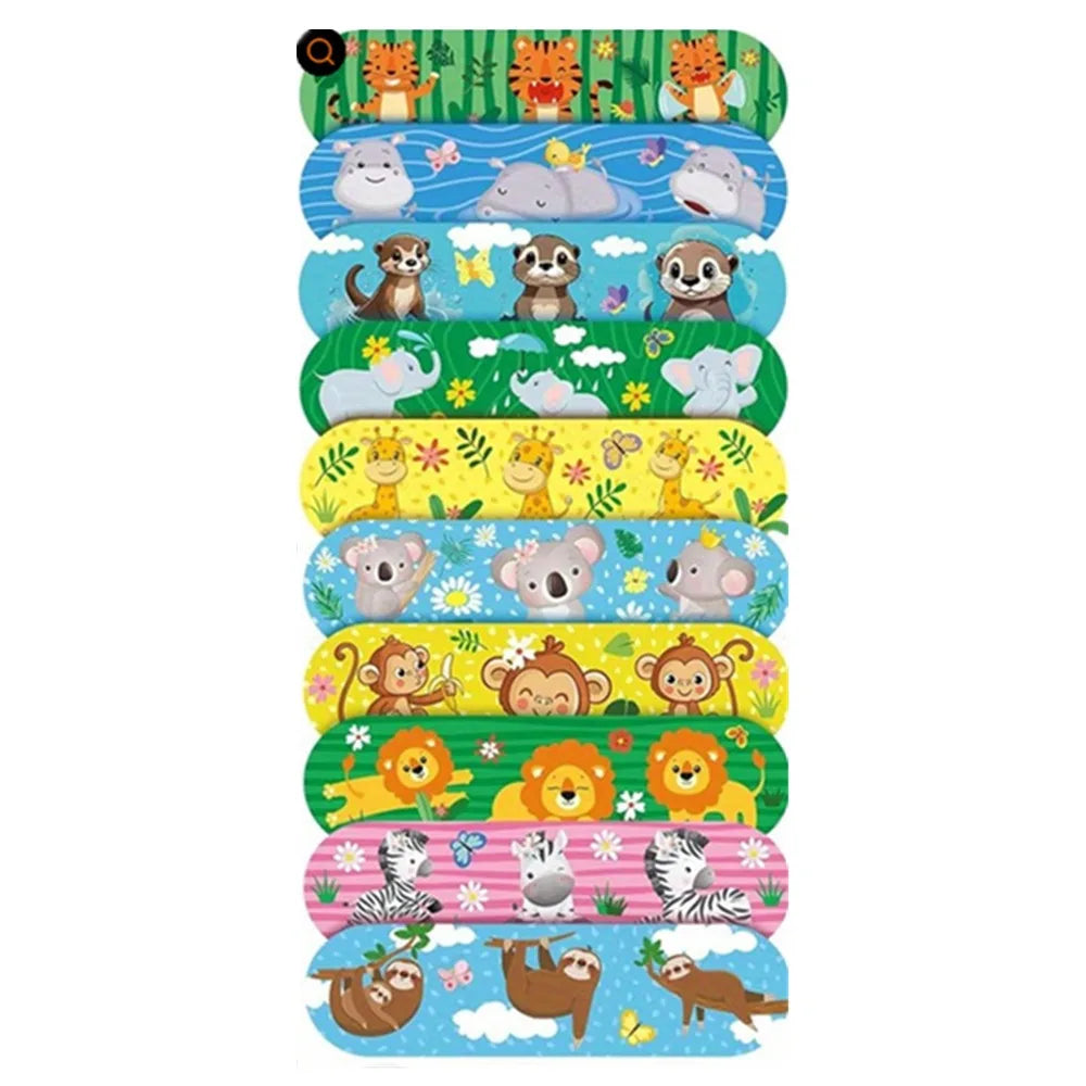 10pcs/set Cartoon Band Aid for Children Cute Wound Dressing Patch Curita First Aid Skin Tape Sticking Plaster Adhesive Bandages