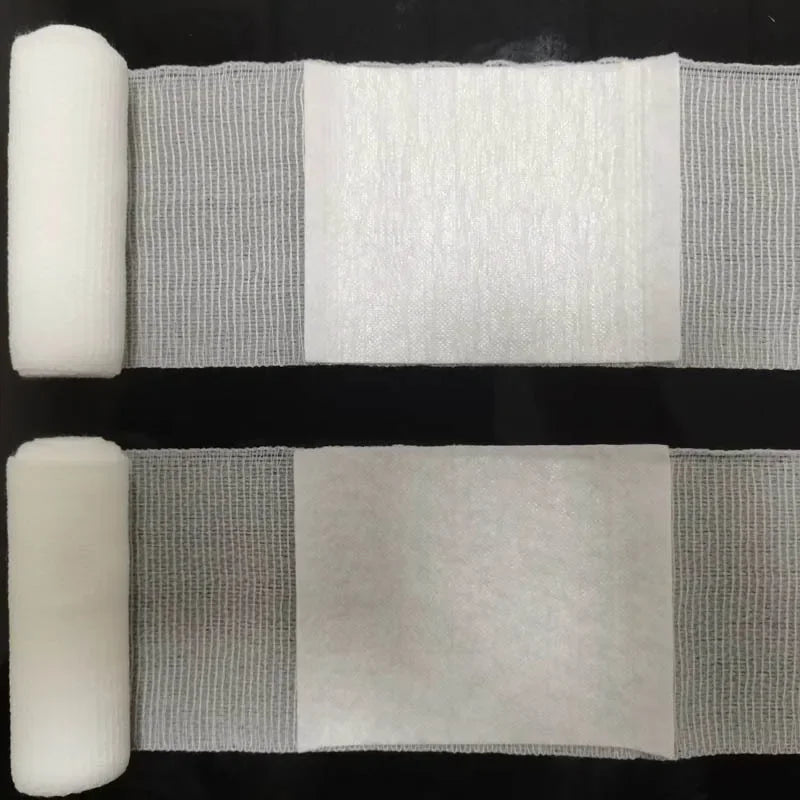 6Pcs Clotting Gauze Bleeding Hemmorhage Control Dressing Bandage PBT Wound Dressing Pad for Public Access Hemostatic
