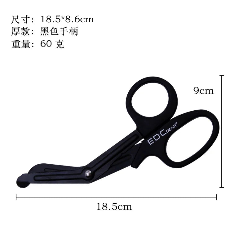 Outdoor Survive Paramedic Medical Rescue Scissor Trauma Gauze IFAK Emergency First Aid Shear Nurse Utility Camp Hike Home Tijera