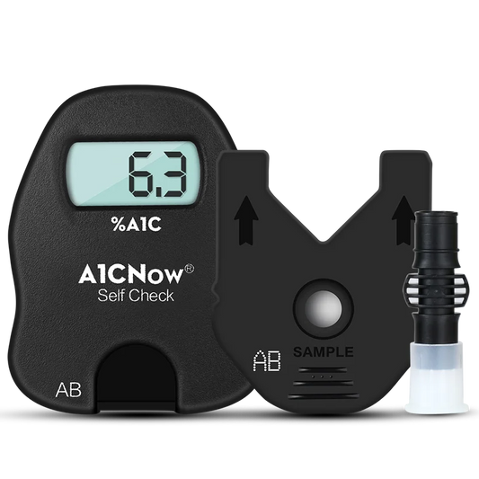 Glycated Hemoglobin Hba1c Meter  PTS Diagnostics HbA1c Now+ System Professional Diabetic Home Test Kit Blood Glucose Monitor