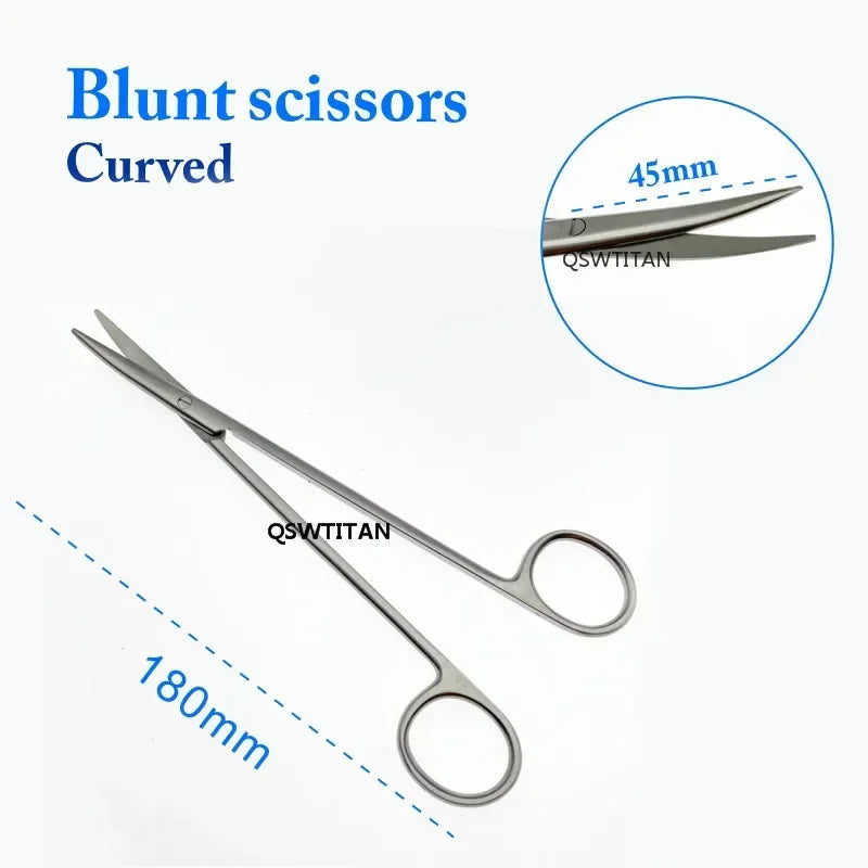 Nasal Blunt scissors Operating Nasal Department Double eyelid Surgical scissors Stainless steel