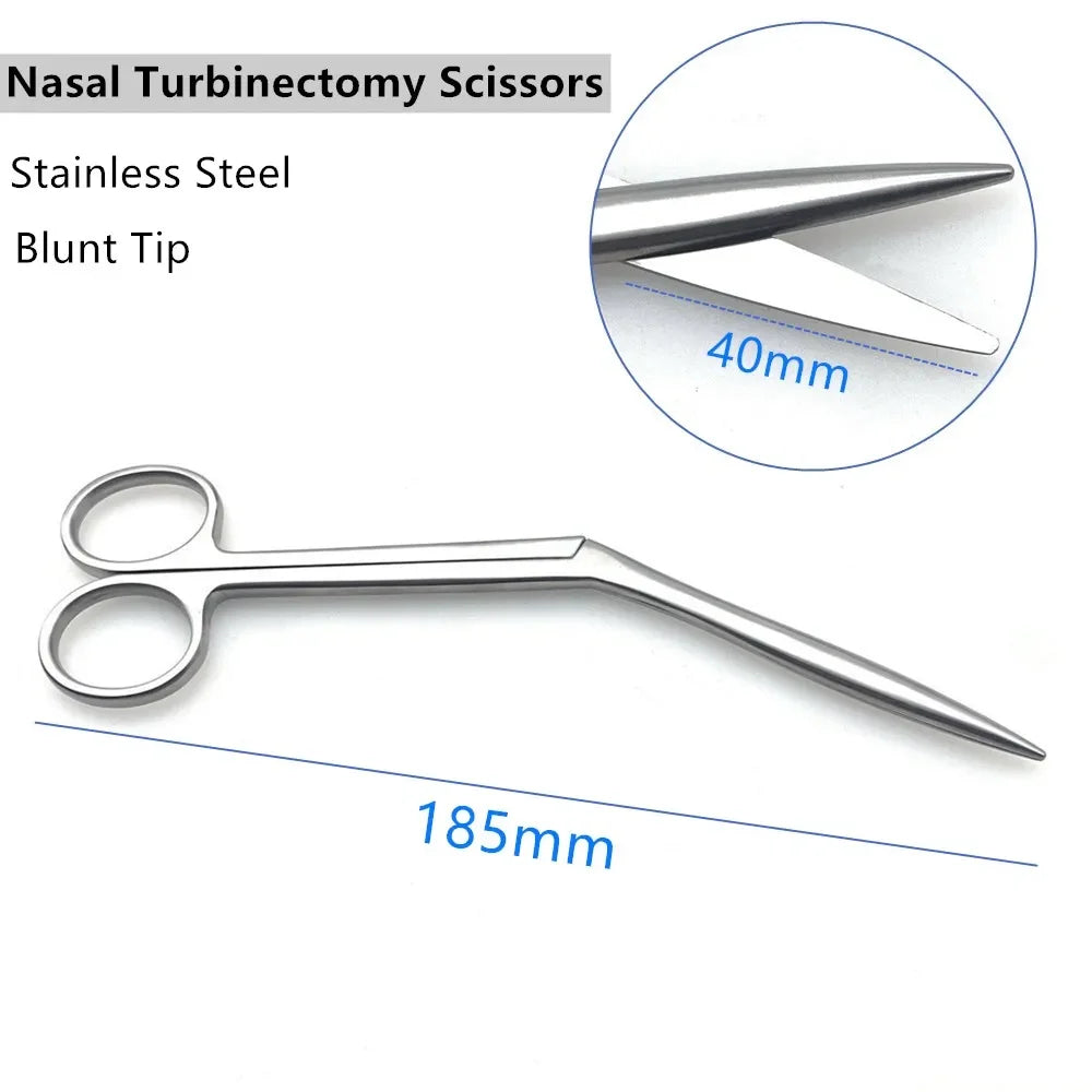 Nasal Scissors Rhinoplasty Surgical Scissors Sharp Edge Operating Surgical Instrument Stainless Steel 1pcs