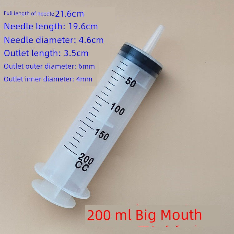 Large Mouth Large Capacity Syringe Syringe Syringe Flusher Feeder Nasal Feeding Enema Perfusion Liquid Food Booster 20