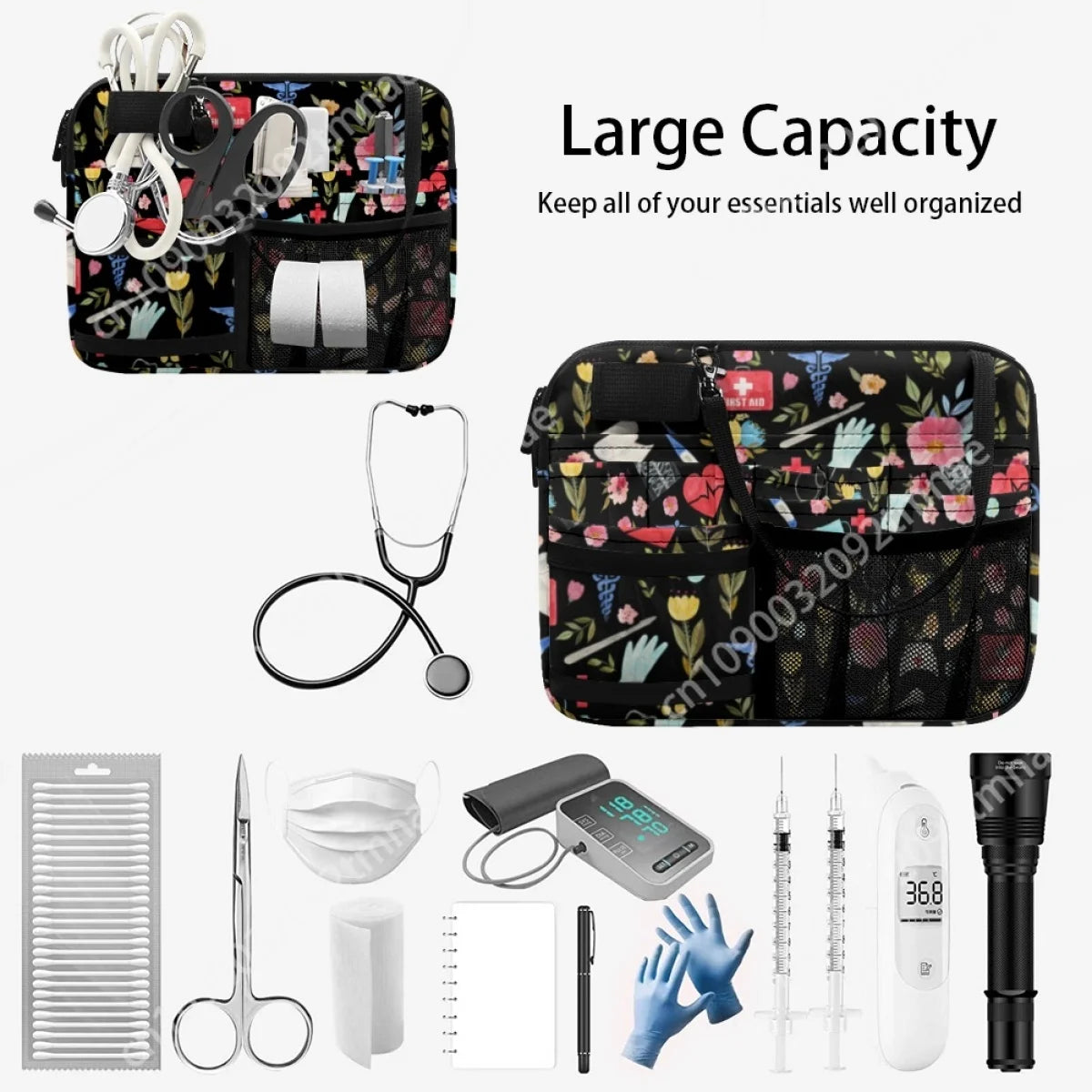 Love to Care Medical Custom Waist Bags for Stethoscopes Bandage Scissor Medical Pack Multi Pocket Nursing Belt Bags Female 2023