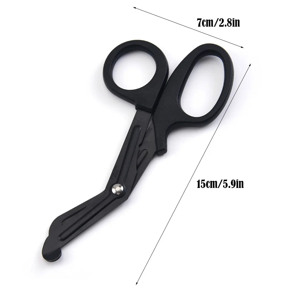 Outdoor Survive Paramedic Medical Rescue Scissor Trauma Gauze IFAK Emergency First Aid Shear Nurse Utility Camp Hike Home Tijera