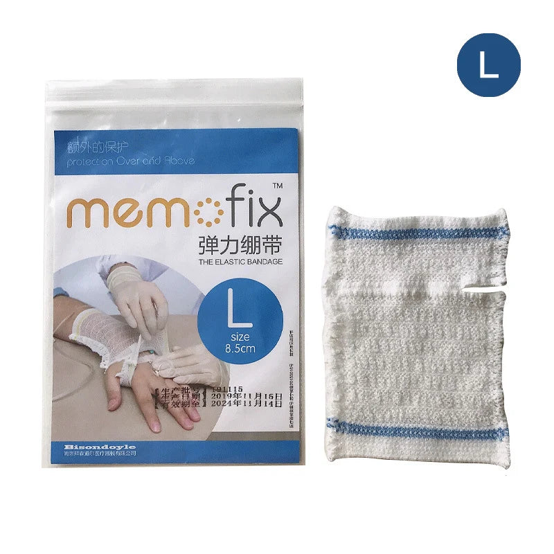 1Pc Breathable Medical Elastic Bandage PICC Mesh Nursing Protective Sleeve Cannulate Venous Indwelling Needle Fixation Sheath