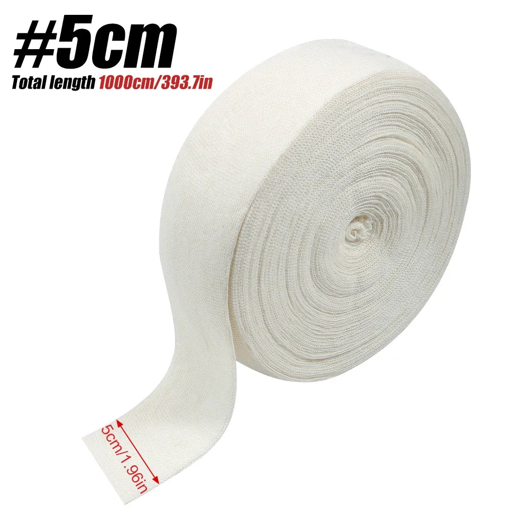 1PCS Cotton Tubular Stockinette Gauze Roll Tubular Arm Stocking Elastic Leg Stockinette Tubing Compression Tube Sleeve Bandage