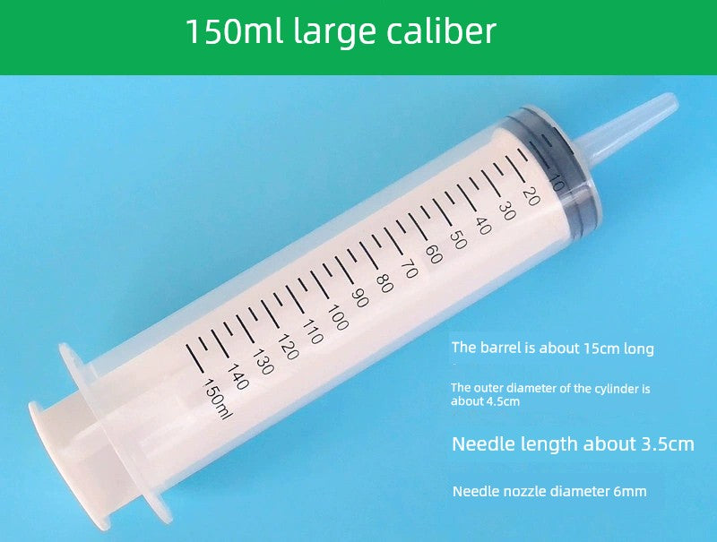 Plastic Syringe Sausage Appliance Large Large Capacity Injection Feeder Dispensing Irrigator Washing Pumping with Hose