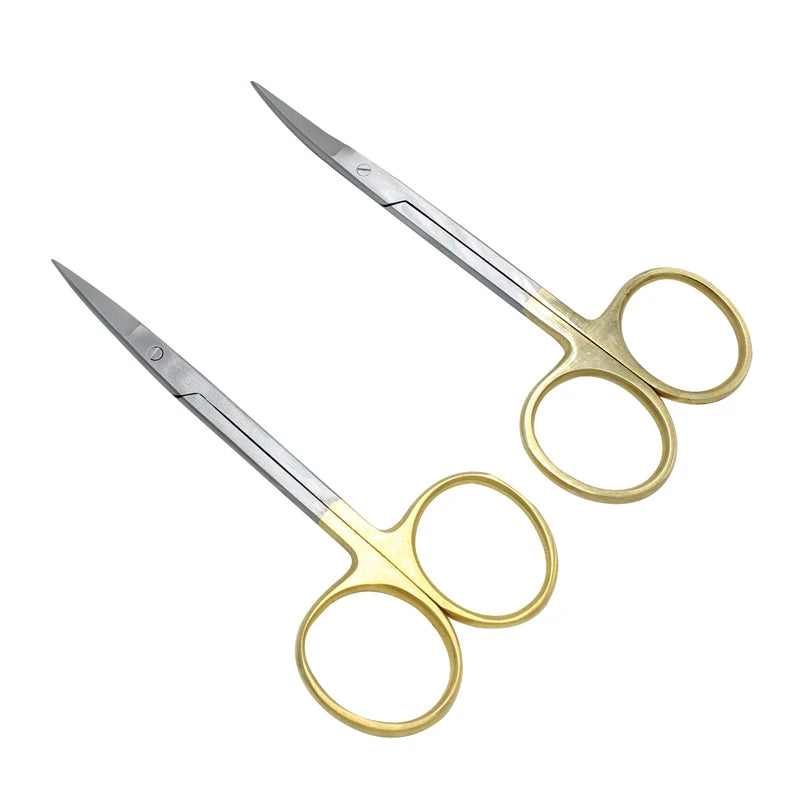 Dentist Curved Hemostatic Forceps Stainless Steel Fishing Forceps Medical Dental Surgical Scissors Stainless Steel Straight