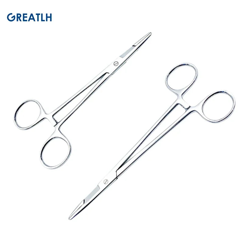 Stainless Steel Needle Holder Medical Multifunctional Needle Pliers with Scissors Dental Instrument Dental Materials