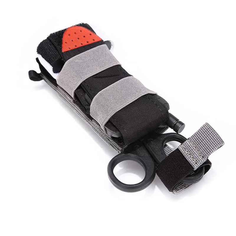 Tactical Medical Kit Molle Tourniquet Pouch with Tourniquet & Shears Outdoor Ifak Pouch Shears Pouch with Tourniquets Scissors
