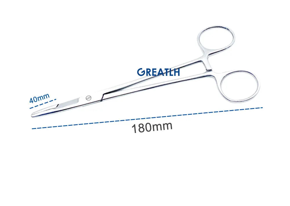 Stainless Steel Needle Holder Medical Multifunctional Needle Pliers with Scissors Dental Instrument Dental Materials
